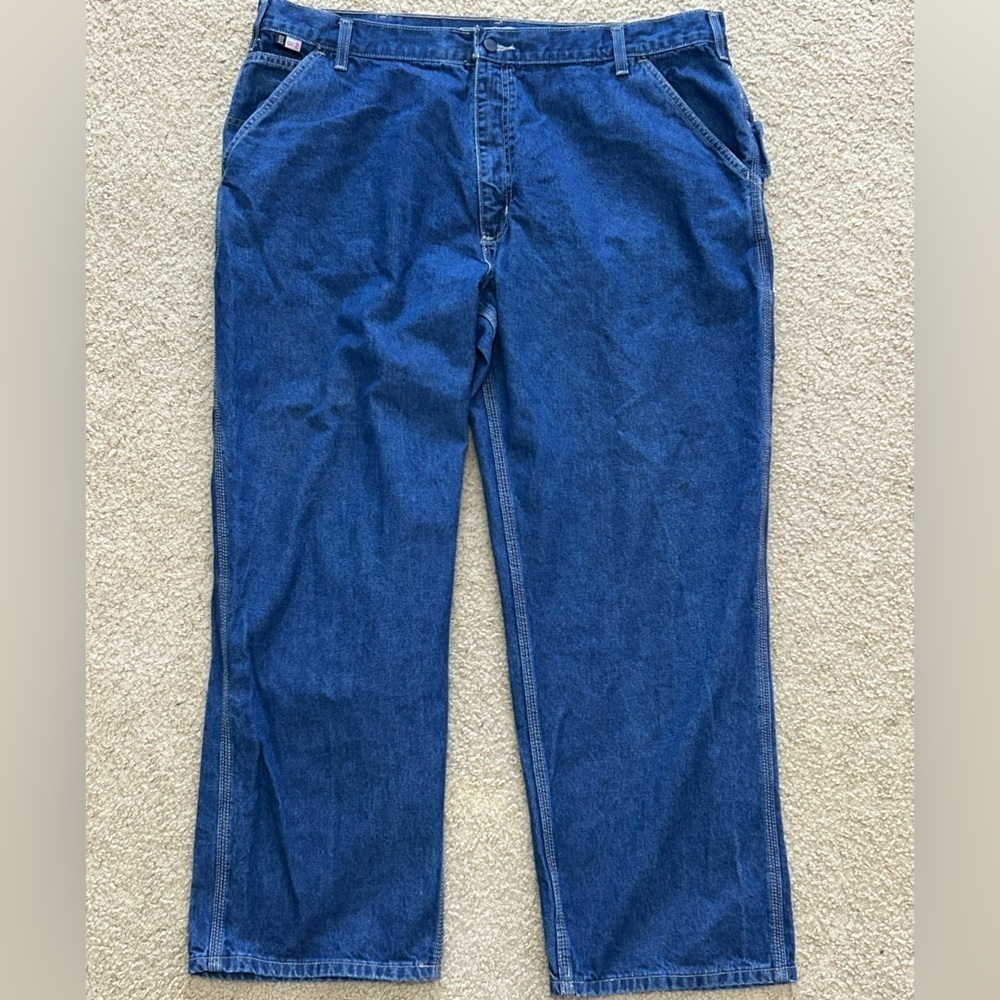 Carhartt Men’s 40x32 (40x29) Loose Fit Flame Resistant Dungaree Jeans